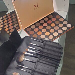 MORPHE |  35U Gilded Desert Artistry Palette + 12pc Face & Eye Brush Set